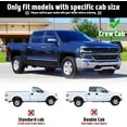 thumbnail image 2 of PZ 6" Crew Cab Running Boards for 2007-2018 Chevy Silverado/GMC Sierra 1500, 2007-2019 for 2500HD 3500HD Mirror Stainless Steel Side Steps Rails Nerf Bars, 2 of 16