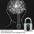 thumbnail image 2 of Candado con huella dactilar inteligente, Cerradura electrónica de puerta Reconocimiento de huella dactilar Cerradura antirrobo de seguridad a prueba de agua con llave inteligente Khall AF01659, 2 of 6