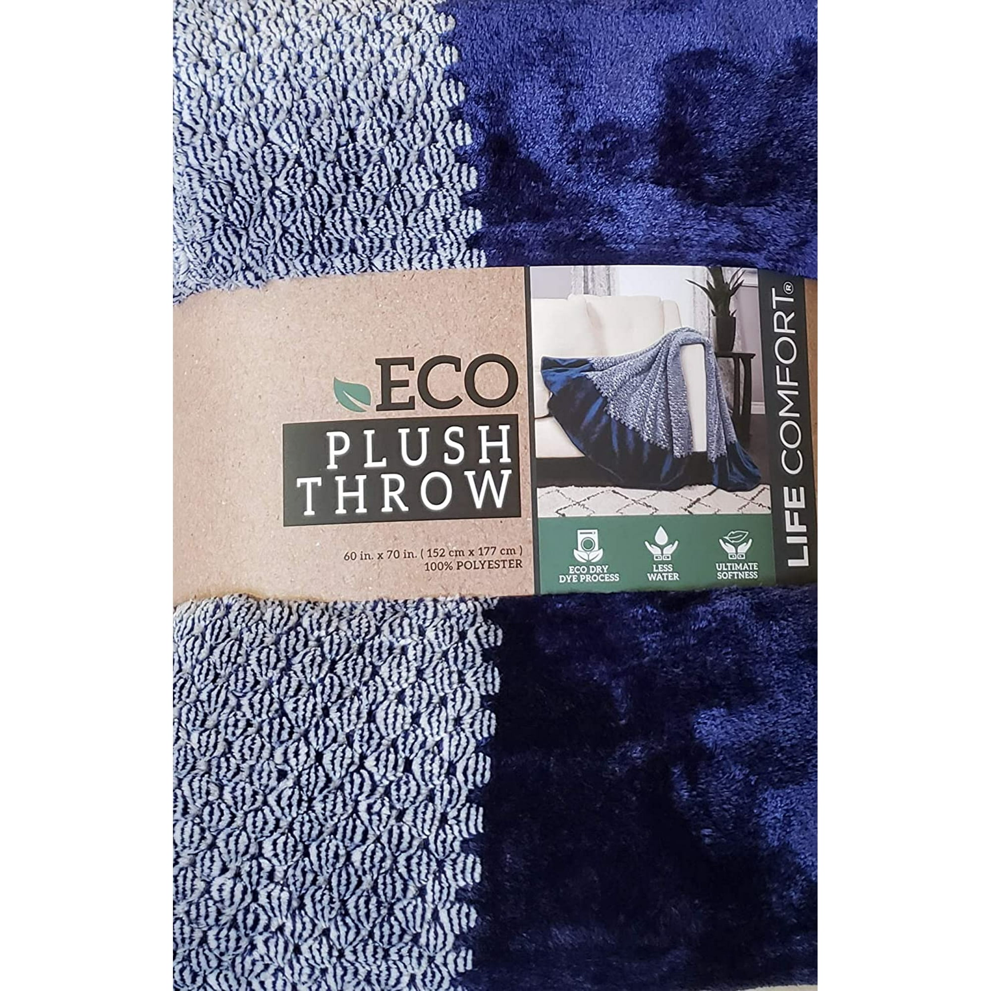 Life comfort super luxurious pattern urban plush throw 60 by 70 inches sale