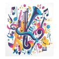 thumbnail image 6 of Yayeee Magnetic Dishwasher Cover for The Front Decoration Home Kitchen Machine Sticker Protector, Musical Pattern, 6 of 6