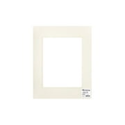 PA Framing Mat Double 16"x 20"/11"x 14" Cream Core Ivory/Ivory