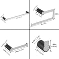 thumbnail image 4 of Jerry Guo Modern 4 Piece Bathroom Hardware Set Black, 4 of 5