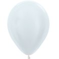 thumbnail image 2 of 100 Pearl White Color Latex Balloons 11", 2 of 2