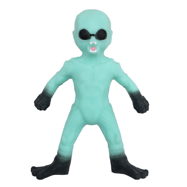 Muñeco de acción flexible y moldeable Flexors, Alien rojo, para niños, 15 cm de altura. Marca Ruz.