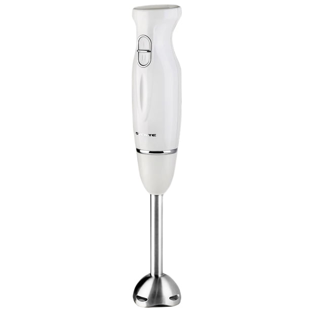Batidora de mano OVENTE HS560W 300W, 2 velocidades, acero inoxidable, color blanco