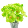 thumbnail image 1 of PU Mini Flor artificial oficina en casa decoración Floral boda fiesta ceremonia Flor falsa, verde 10 Piezas Noticed HA6610-06B*10, 1 of 3