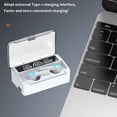 thumbnail image 5 of Bluetooth 5.2 In Ear Wireless Earbuds, Intelligent Digital Display Long Battery Life Headphones, IPX4 Waterproof Comfortable Wear for Sports Fitness Daily Use, 5 of 9