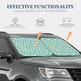 thumbnail image 4 of Naloa Cute Sheeps Print 2-Piece Windshield Sunshade,Foldable Car Front Window Sun Shades,for Most Sedans SUV Truck-Small, 4 of 6