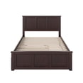 thumbnail image 5 of AFI Madison Full Wood Platform Bed with Matching Footboard & Twin Trundle, Espresso, 5 of 6