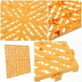 thumbnail image 3 of HIAKDOFT Square Deck Tiles Interlocking Garage Floor Mats Yellow Durable and Weather Resistant 1Pack, 3 of 7