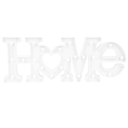 

1Pc LED HOME Letter Design Modeling 3D Night Light Desktop Night Light