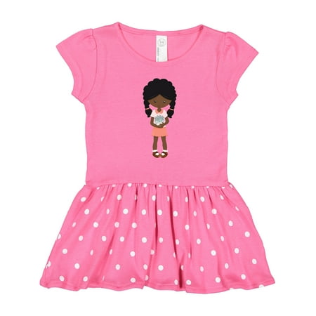 

Inktastic Spring Girl African American Girl Cute Girl Gift Toddler Girl Dress