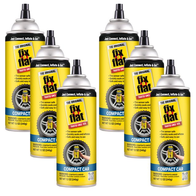 Aerosol Reparador de Neumáticos Fix-A-Flat S60410 Pack de 6 - 340ml