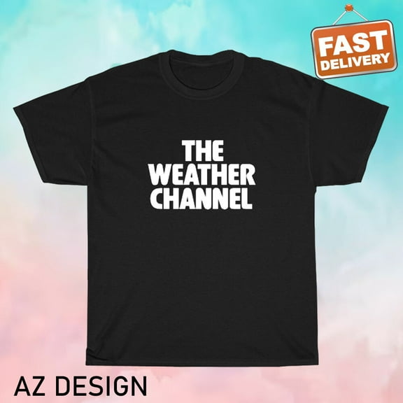 TShirt The Weather Channel Logo T-Shirt Funny Size S to 5XL