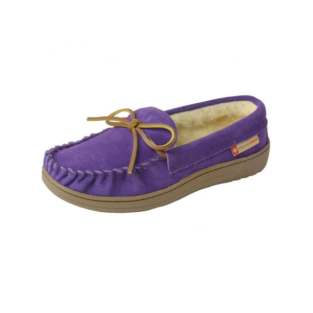 shearling slip on shoes