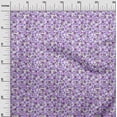 thumbnail image 3 of oneOone Polyester Spandex Medium Purple Fabric Abstract Floral Fabric for Sewing Printed Craft Fabric by The Yard 56 Inch Wide, 3 of 5