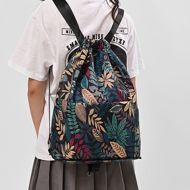 Baúles de almacenamiento, organizadores de armario y almacenamiento, organización y almacenamiento, mochila con cordón es liviana, portátil, moderna y para viajes, bolsa de almacenamiento de gran capa