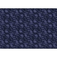 thumbnail image 1 of Ahgly Tapis Rectangulaire Lavable en Machine Intérieur Transitionnel Violet Pervenche Profond, 7 Pieds x 9 Pieds, 1 of 7