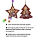 thumbnail image 3 of Wosthever Colgante de Navidad para colgar en la pared de la ventana, decoración de Navidad, fiesta, vacaciones, ambientes, decoración de Kits de decoración para fiestas Estrella, 3 of 5