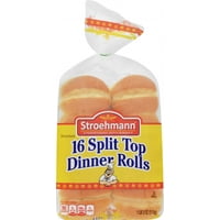 stroehmann rolls dinner split count oz