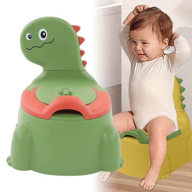 Orinal Para Bebé, Con Base De Goma, Estilo Moderno De Dinosaurio Con Asa Para Niños De 0 A 6 Años Para Uso Diario