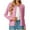 Pink, variant on Fmbrln Womens Lightweight Cardigan Sweaters Casual Long Sleeve Crew Neck Button Open Front Cardigans Fall Fashion 2025 Clothing Pink S