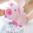 thumbnail image 5 of Plush Farm Animal Hand Puppet Toy Movable Mouth Dog Duck Horse Cow Sheep Pig Hand Puppet Role, 5 of 5