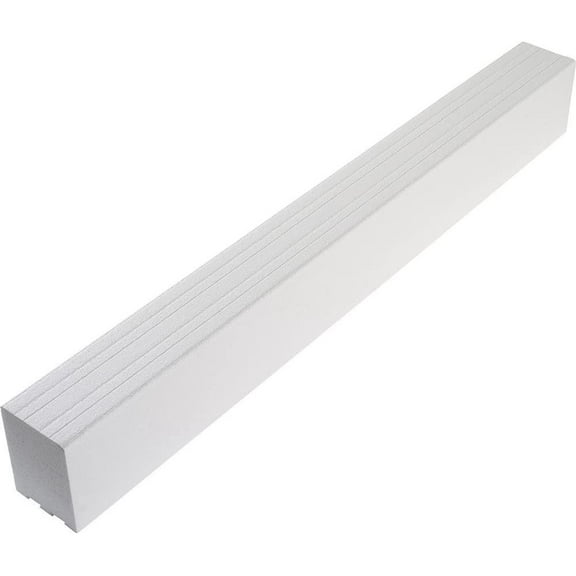 MD Prova Shower Curb Dam TT8012CRB48 - High Density, Easy To Install - 48" Length, White
