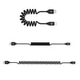 thumbnail image 2 of TELLUR Extendable USB to Micro USB Cable, 2A, 1.8m, compatible devices: Micro USB devices, Black, 2 of 3