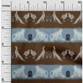 thumbnail image 1 of oneOone Cotton Poplin Fabric Stripe|Bird & Monkey Ikat Print Fabric BTY 56 Inch Wide, 1 of 4