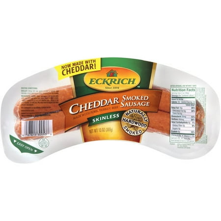 Eckrich® Skinless Cheddar Smoked Sausage 13 oz