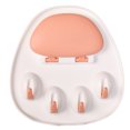 thumbnail image 1 of CAROOTU Cat Paw Pot Lid Spatula Rack with Hooks Wall Mounted Tableware Holder Countertop Spoon Rest Shelf Kitchen Supply, 1 of 6