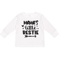 thumbnail image 3 of Inktastic Mama's Little Bestie with Arrow and Hearts Boys or Girls Long Sleeve Toddler T-Shirt, 3 of 5
