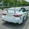 thumbnail image 3 of Universal 53.1 Inch GT Wing Spoiler for Cars, Double Deck Adjustable Rear Wing, Lightweight Aluminum Racing Spoiler, BGW JDM Drift Design - Black, 3 of 11
