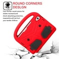 thumbnail image 3 of Allytechgroup for iPad Mini 7 (A17 Pro) 2024 & iPad Mini 6 (A15) 2021 Case, EVA Rubber Lightweight Handle Stand Rugged Shockproof Cute Design Kids Friendly Case for iPad Mini 6th/7th, Red, 3 of 7