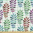 thumbnail image 2 of Ambesonne Botanical Fabric by the Yard Upholstery, Watercolor Branches Art, 3 Yards, Multicolor, 2 of 5