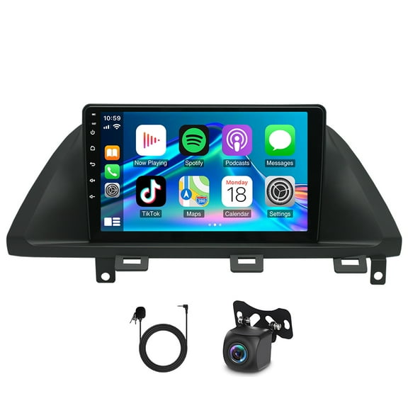 Car Stereo 10" Android 15 4GB 64GB GPS Navigation DSP RDS DAB  for Honda Odyssey 2005-2010 with CarPlay Android Auto WiFi Bluetooth SWC Mirror Link Split Screen