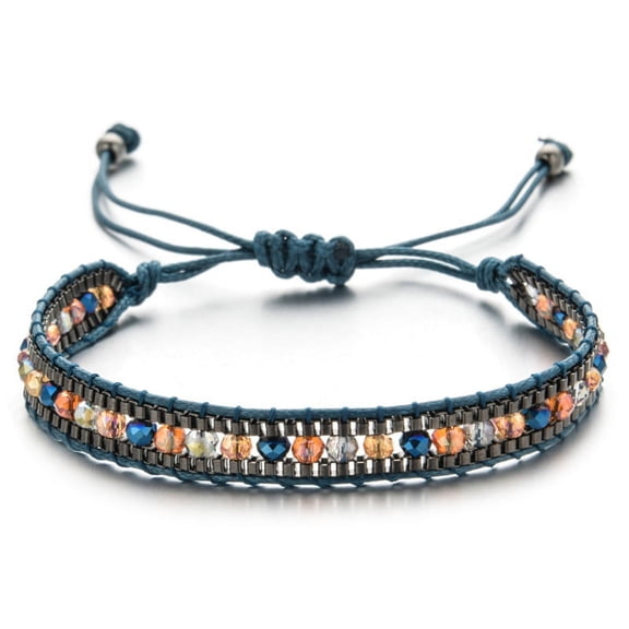 Namzi Bracelet for Women Handmade Boho Natural Stone Layered Bracelet, Stackable Beaded Wrap Bracelets Fashion Gifts,L