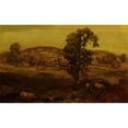 thumbnail image 3 of Arthur Bowen Davies 18x13 Black Modern Framed Museum Art Print Titled - Landscape with Pigs (Autumn Landscape), 3 of 5
