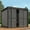 Charcoal, variant on Mirador 111S 10' Outdoor Pergola Aluminum PC Sliding Door w/ Handle, 4 Panels, Charcoal (Not Pergola)