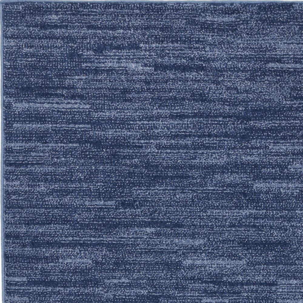 3' X 5' Navy Blue Non Skid Indoor Outdoor Area Rug - 6' x 7'