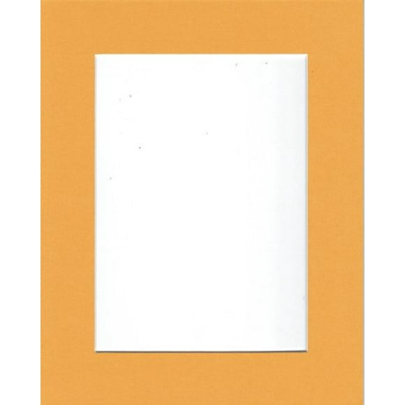 22x28 Sun Yellow Picture Mats with White Core Bevel Cut for 18x24 Pictures