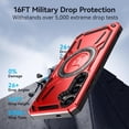 thumbnail image 4 of for Samsung Galaxy A16  Case with 360° Ring Kickstand, Dual Layer Military Grade Heavy Duty Shockproof Protection Rugged Phone Case Cover for Samsung Galaxy A16. SHJ-Green, 4 of 7