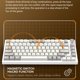 thumbnail image 5 of [English Business Grey] Attack Shark K85 e-Sports teclado con eje magnético personalizado PBT keycap modo RT 68 teclas RGB recorrido tecla ajustable (Business Gray), 5 of 9