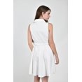 thumbnail image 3 of Vestido camisero con cinturon Roman Fashion /Juvenil, 01677 (Blanco) blanco M, 3 of 5