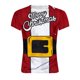 thumbnail image 4 of Camiseta con escote para hombre Patrón impreso en 3D de Navidad Manga corta Pompotops  oipoqjl2337, 4 of 4