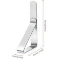 thumbnail image 3 of 24 Pieces Outdoor Tablecloth Clips, Stainless Steel Tablecloth Clips, Won't Slip, 3 of 5