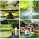thumbnail image 5 of Bomba de fuente solar, bomba de agua con energía solar para jardín circular, kit de panel solar, bomba de agua para estanque, fuente, baño para pájaros, decoración de jardín, ciclo de agua, no requiere electricidad JM, 5 of 5