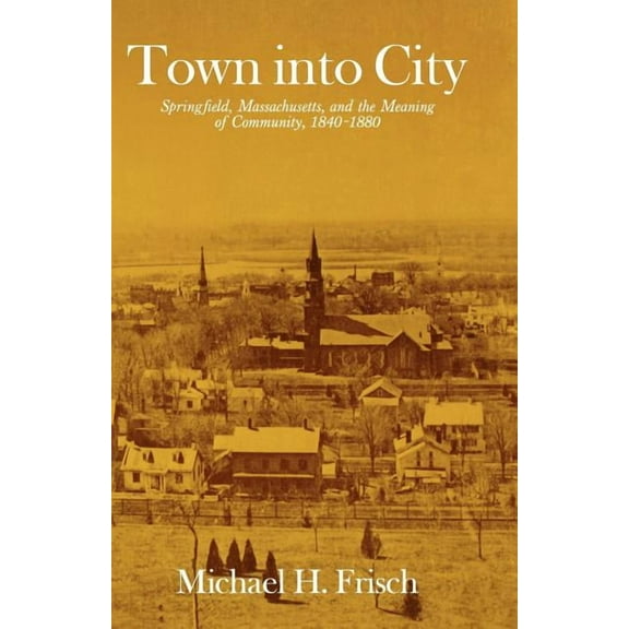 Harvard Studies in Urban History: Town Into City: Springfield, Massachusetts, and the Meaning of Community, 1840-1880 (Paperback)