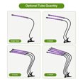 thumbnail image 2 of Mistaha D C 5 V 3A 40W Plant Growth Growing Clip Clamp Lamp Flora Light USB Powered Operated with Line Controller 3 Levels Timer Timing T-ime Setting Function/ Brightness Adjustable Dimmable/ 3 Colo, 2 of 8